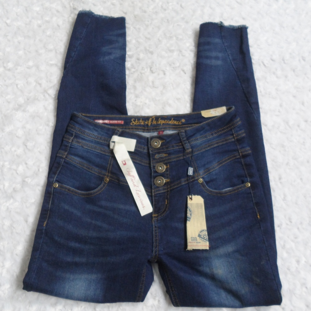 NWT State of Independence Skinny Jeans Size 7